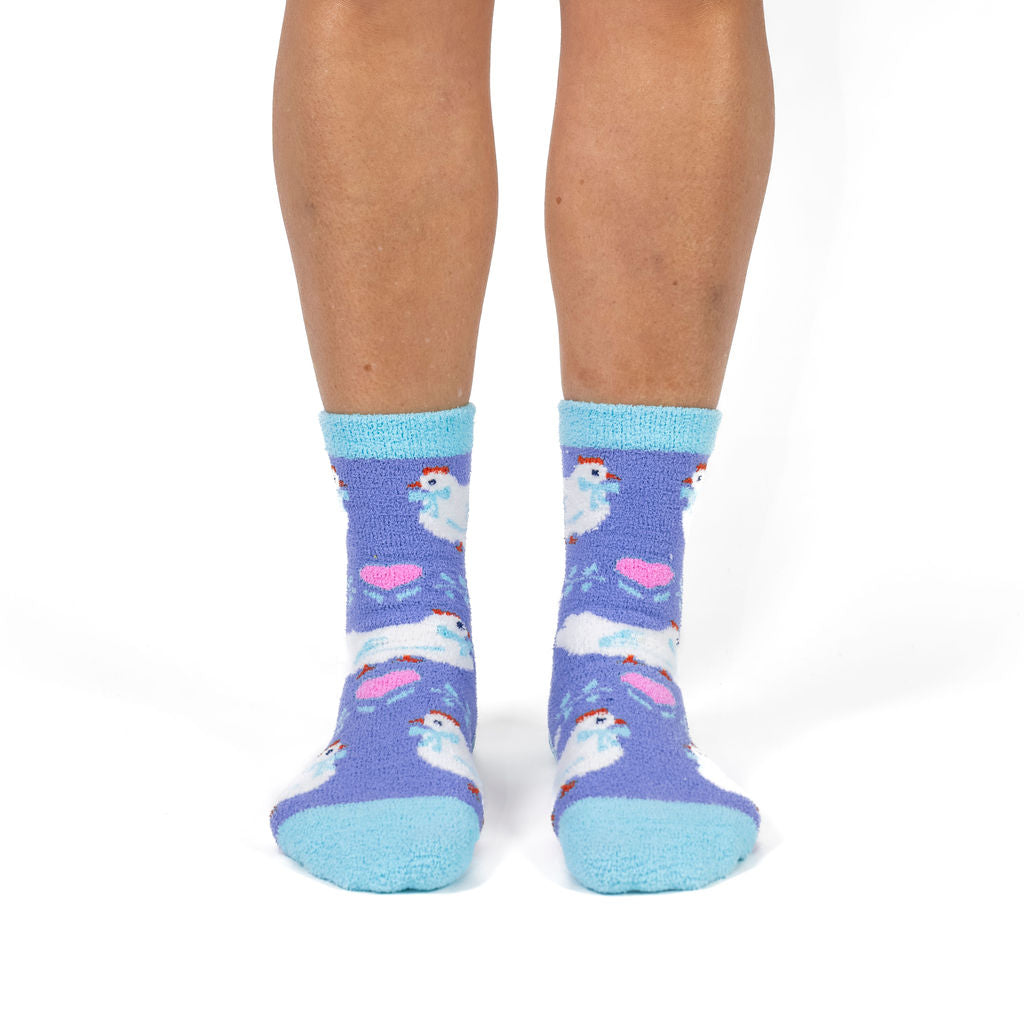 Sock It to Me Henny Penny Slipper Socks