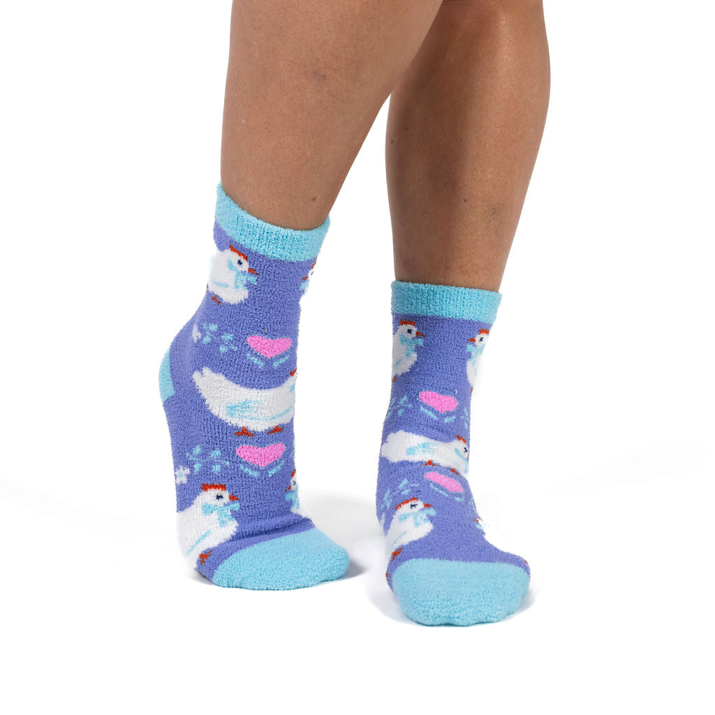 Sock It to Me Henny Penny Slipper Socks